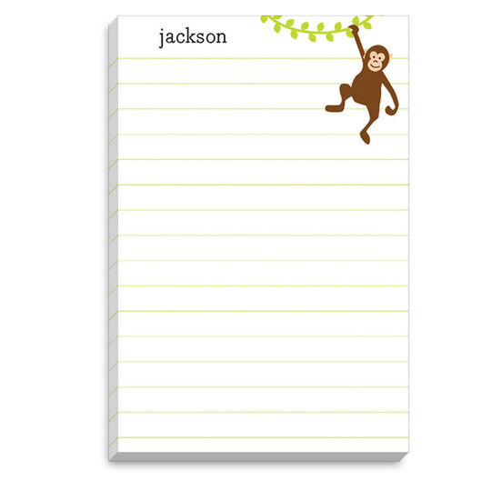 Monkey Lined Note Pad